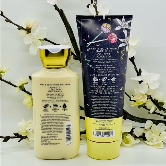 Bath and Body Works Confetti Cake Pop Body Lotion, Body Cream 2-Pc Set - Picture 2 of 4